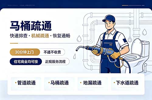 东营马桶疏通